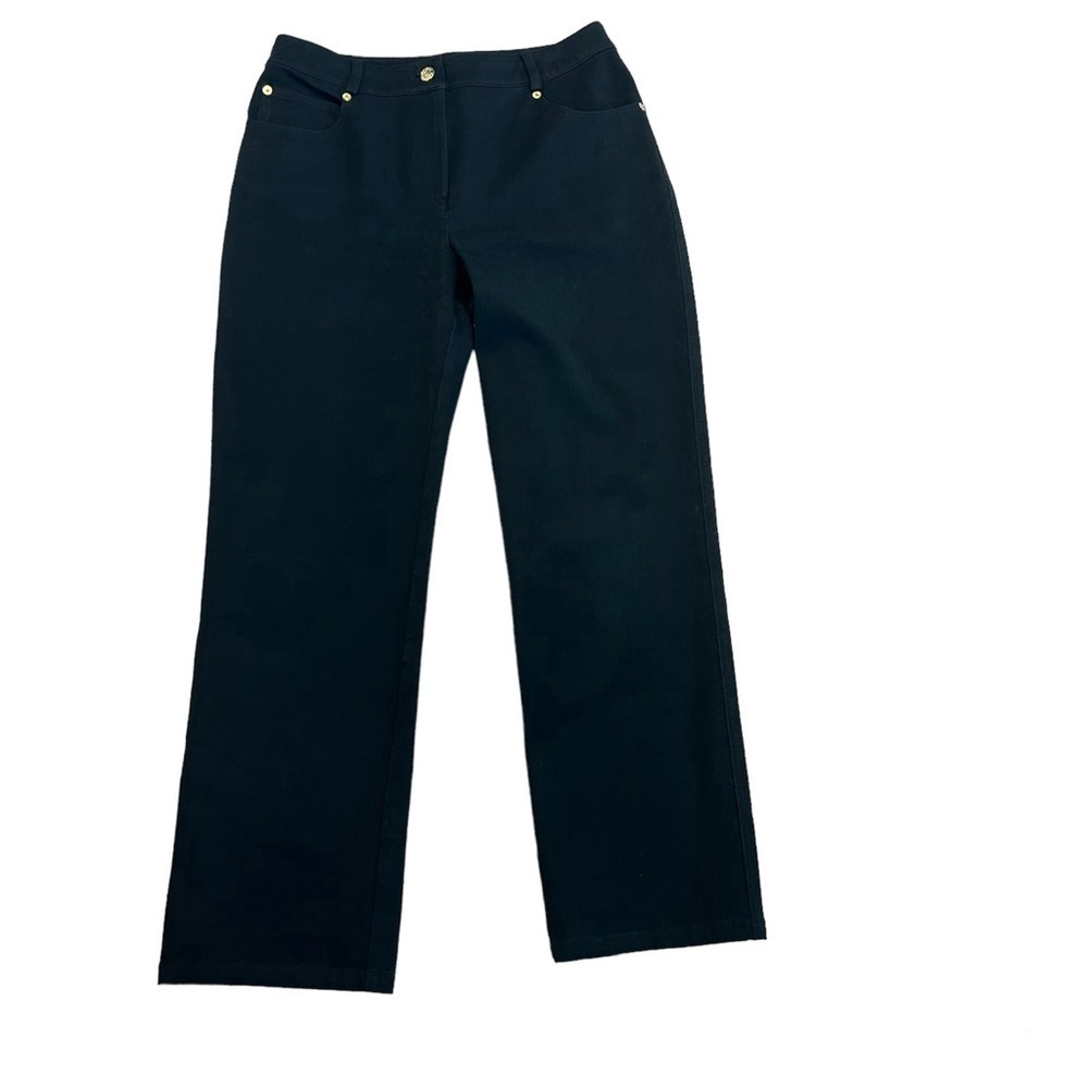 St. John black Marie pants Sz 6